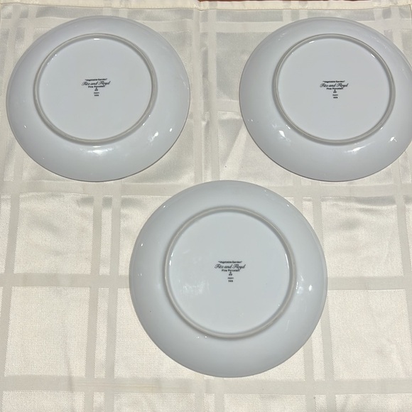Fitz and Floyd Vegetable Garden Porcelain Dishes - Set of 3 - Picture 2 of 2